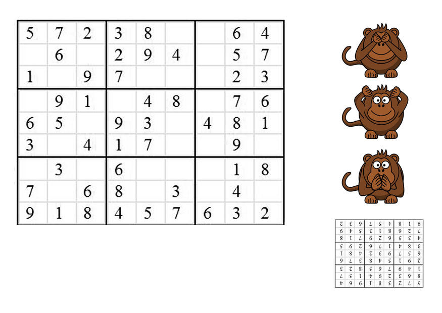 sudoku - macacos imagem sudoku - macacos