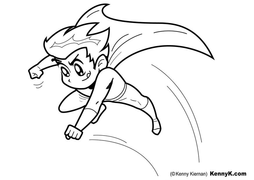 super-herA³i Página para colorir super-herA³i