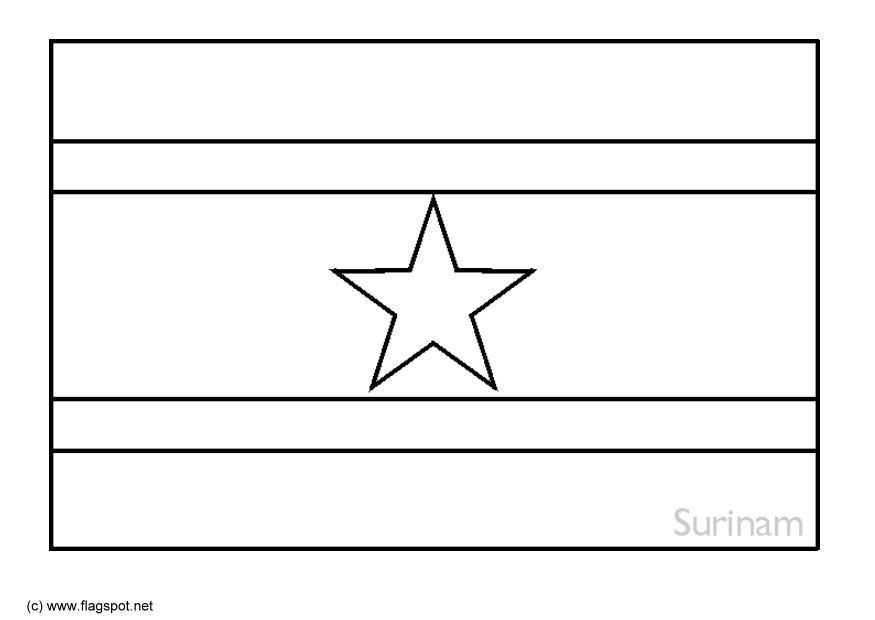 suriname Página para colorir suriname