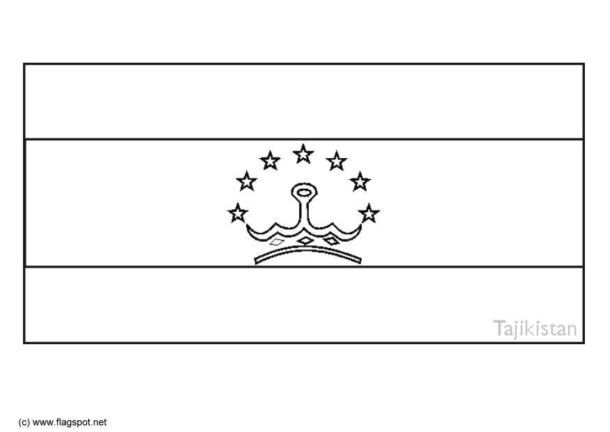 tajiquistA£o Página para colorir tajiquistA£o