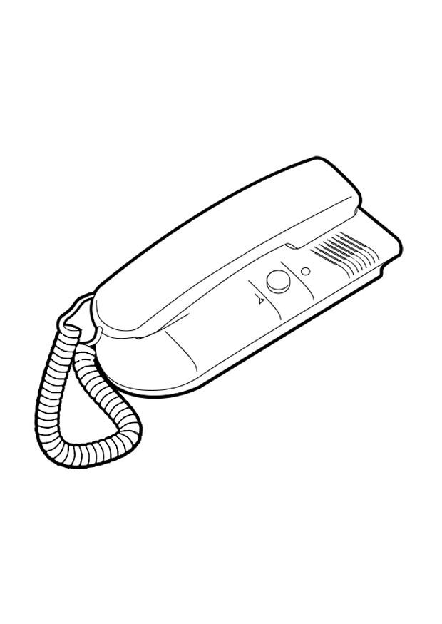 telefone Página para colorir telefone
