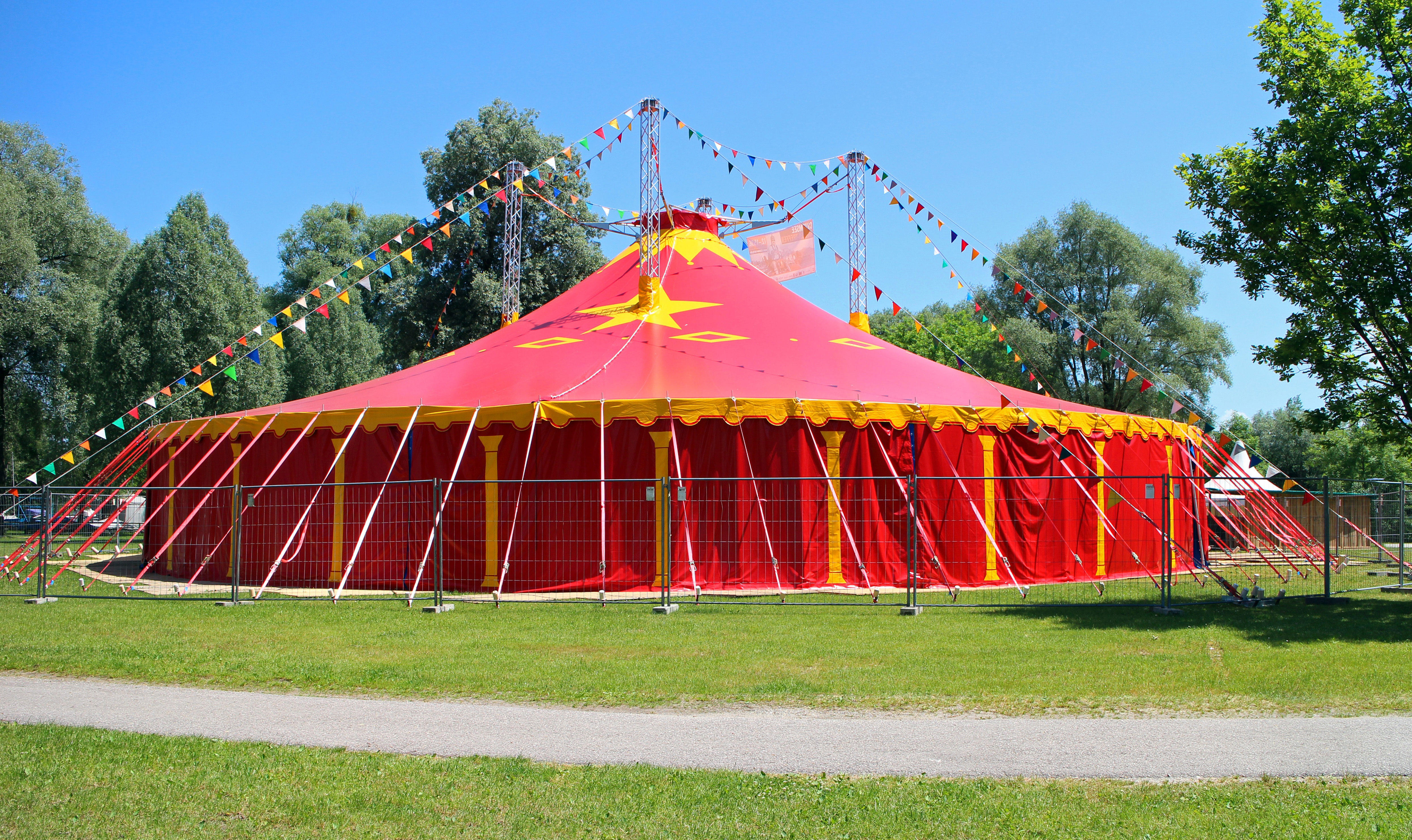 tenda de circo Foto tenda de circo