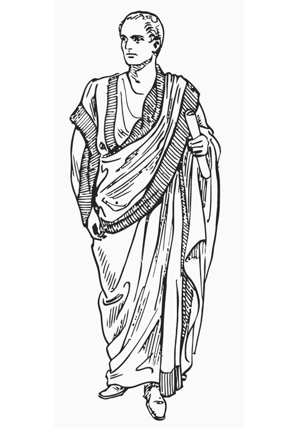 toga Página para colorir toga