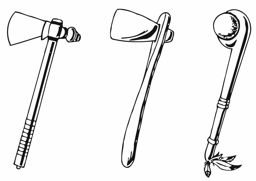 tomahawk Página para colorir tomahawk