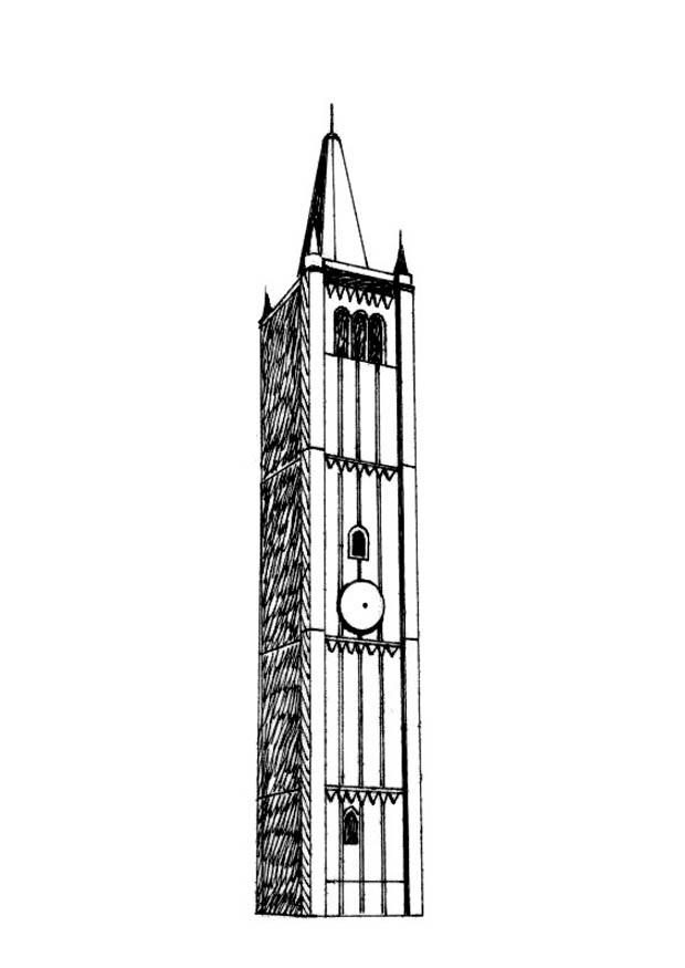 torre Página para colorir torre