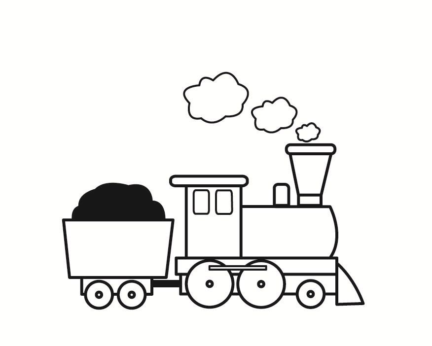 trem Página para colorir trem