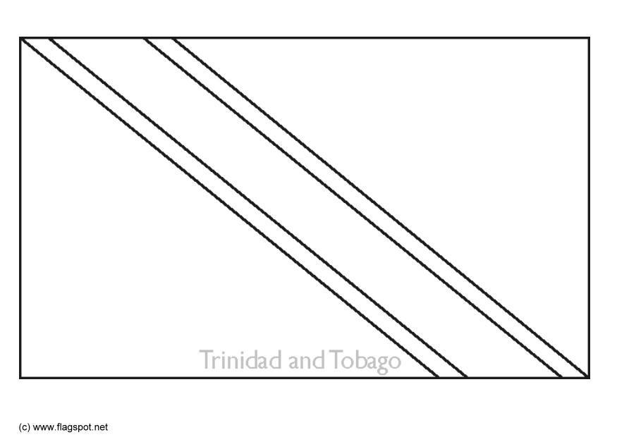 trinidad e tobago Página para colorir trinidad e tobago