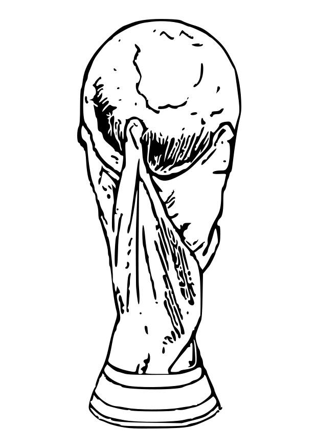 trofA©u da copa do mundo Página para colorir trofA©u da copa do mundo