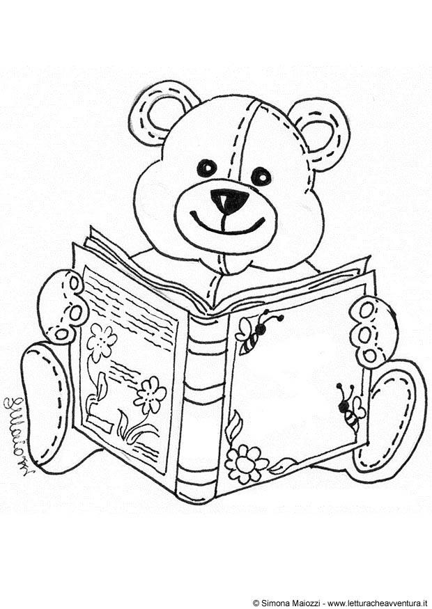 urso Página para colorir urso
