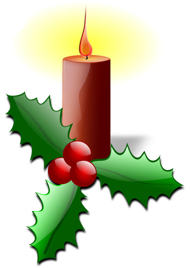 vela de natal com azevinho imagem vela de natal com azevinho