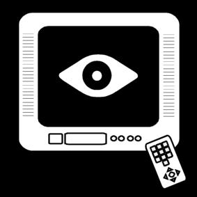 ver tv Página para colorir ver tv