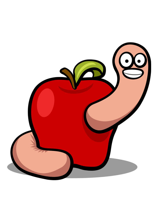 imagem verme na maA§A£
