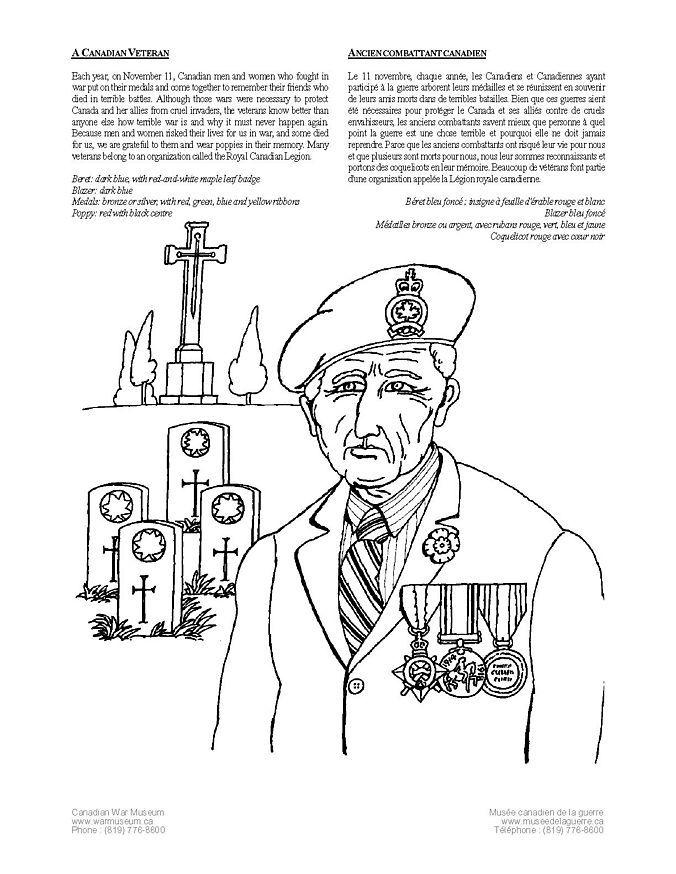 veterano Página para colorir veterano
