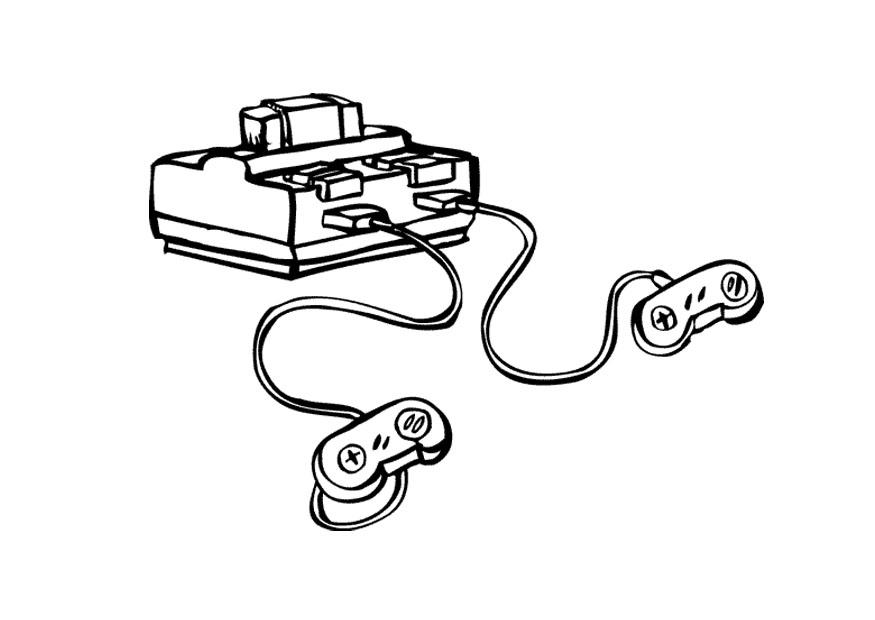 videogame Página para colorir videogame