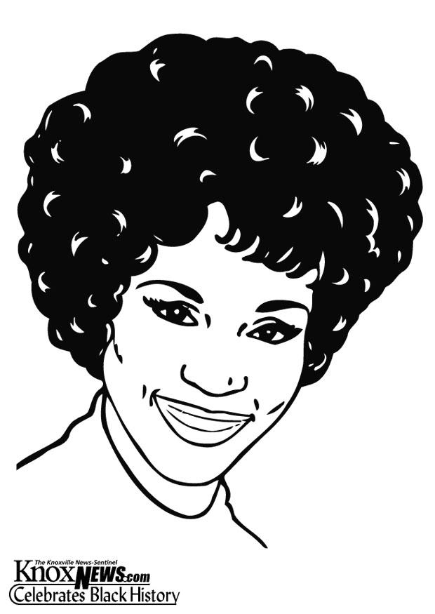 whitney houston Página para colorir whitney houston