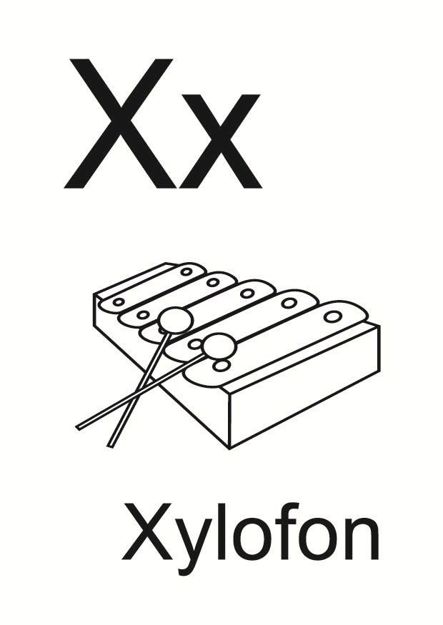 x Página para colorir x