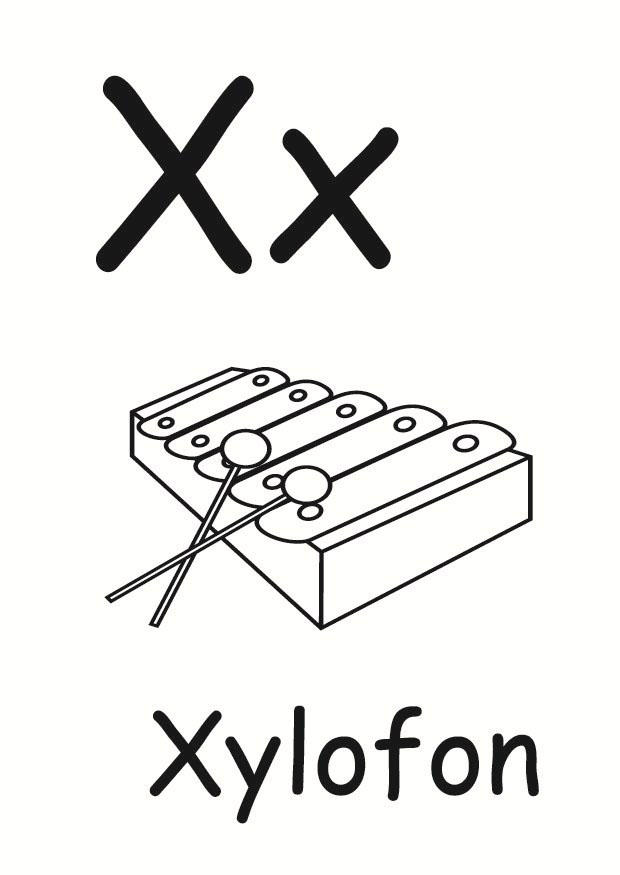 x Página para colorir x