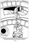 P�ginas para colorir 08 astronautas realizam experimentos importantes