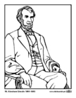 P�ginas para colorir 16 Abraham Lincoln