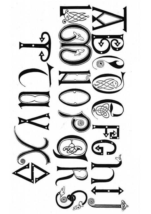 alfabeto anglo-saxÃ£o dos sÃ©culos VIII e IX