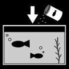 alimentar aos peixes