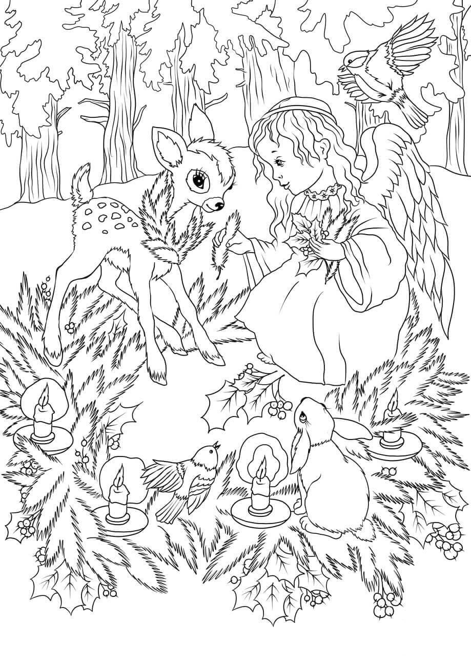 Desenhos para colorir de Natal para imprimir e colorir - Natal - Coloring  Pages for Adults