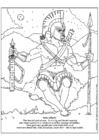 paginas-para-colorir Ares - Marte