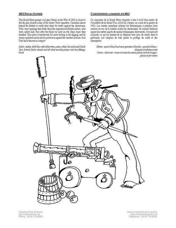 Página para colorir artilheiro