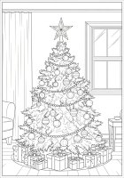 Árvore de Natal com estrela