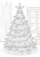 Árvore de Natal com estrela