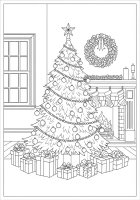 Árvore de Natal com presentes