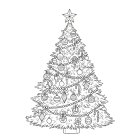 árvore de Natal decorada