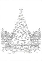 Árvore de Natal na cidade