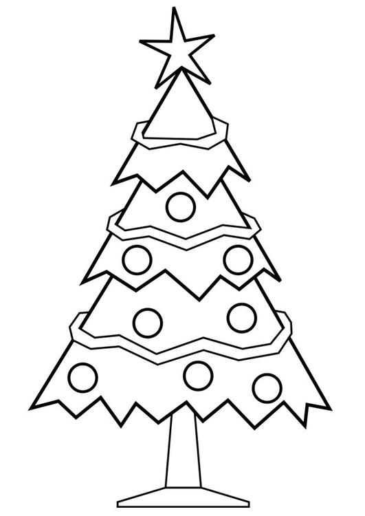 Desenho Para Colorir árvore de Natal - Imagens Grátis Para Imprimir - img  28167