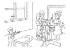 paginas-para-colorir aula de música