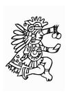 P�ginas para colorir aztecas 