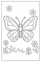 borboleta com flores