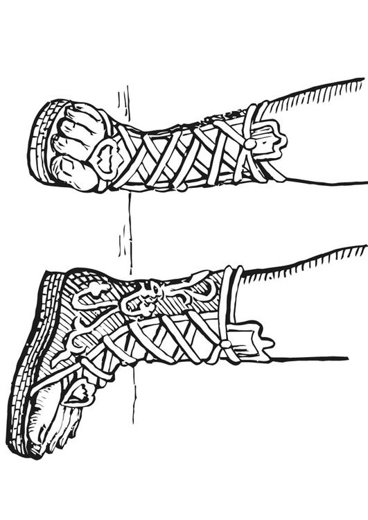 botas abertas - Gregos e Romanos