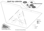 Artesanato calendário de mesa parte 1