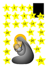 imagem calendário do advento
