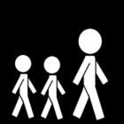 caminhando em fila