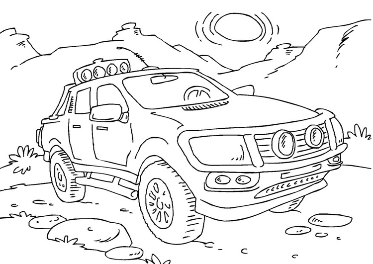 Gratis Kleurplaten Monster Trucks Monster Truck Ausmalbilder
