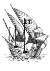 paginas-para-colorir caravela