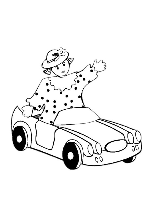 Página para colorir carro de brinquedo