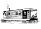 casa flutuante 
