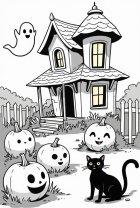Casa mal-assombrada de Halloween