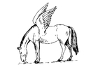 paginas-para-colorir cavalo alado