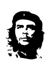 Página para colorir Che Guevara