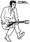 P�ginas para colorir Chuck Berry