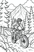 ciclista de montanha